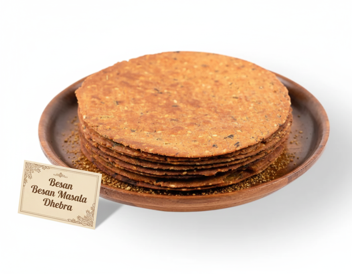 Besan Masala Dhebra